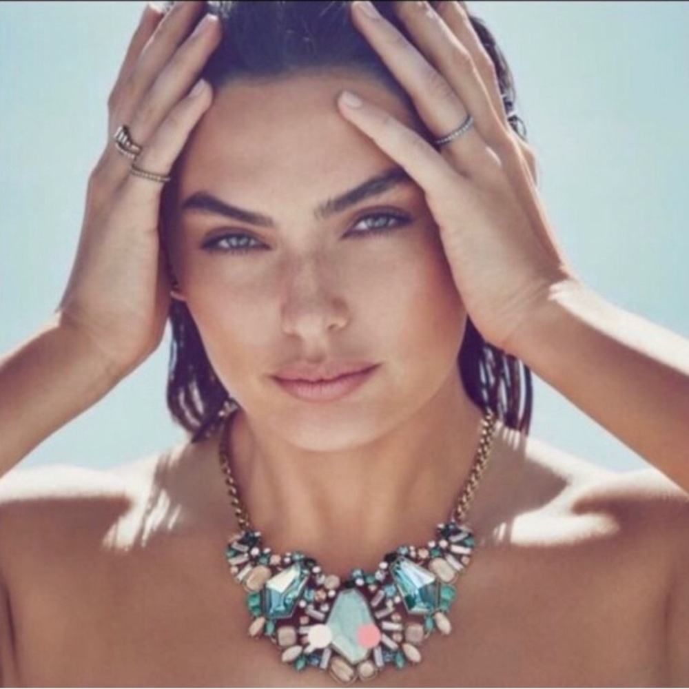 Chloe + Isabel Aquamarina Statement Necklace